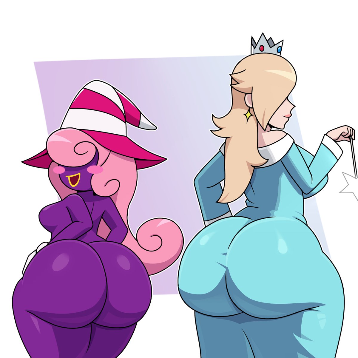 ElectroDavidArt's tweet photo. Rosalina and Vivian for bro because I lost a bet again https://t.co/atbkRkM9B8