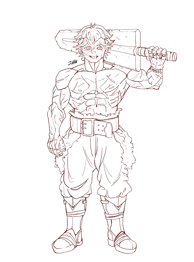 J16S4W's tweet photo. Asta #WIP #BlackClover #ブラッククローバー https://t.co/kwYeY1CAah