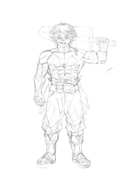 J16S4W's tweet photo. Asta #WIP #BlackClover #ブラッククローバー https://t.co/kwYeY1CAah