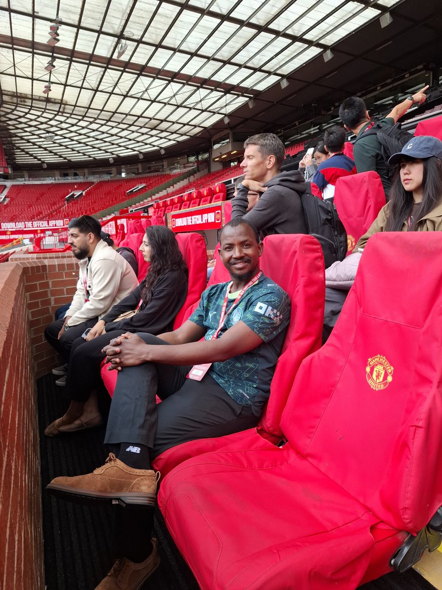 CaptainAwaaji's tweet photo. Today, I visited Old Trafford, the home of Manchester United. I had an amazing time exploring the stadium and thoroughly enjoyed every moment of the experience. It was a fantastic visit! https://t.co/cc64UAdSTB