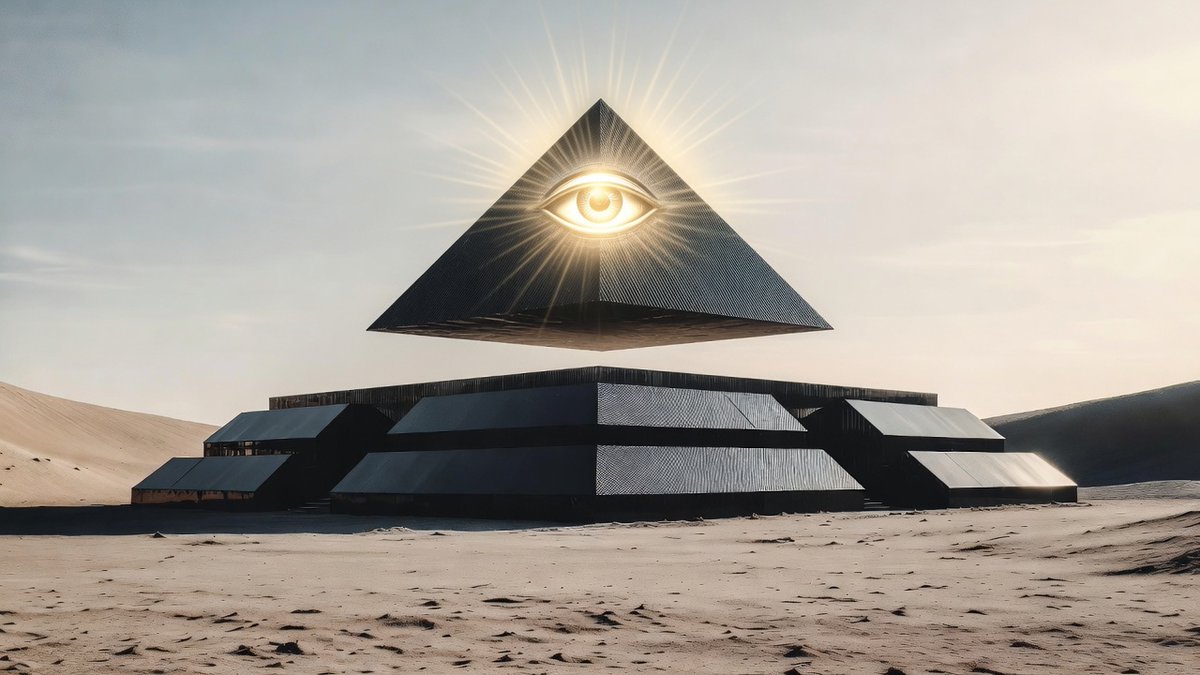 raellic's tweet photo. Trying out a few things for the next guitar series.  I figure a pyramid with an Eye of Providence is a nice motif, plus the pyramid fits nicely where the art goes. https://t.co/duoKY9Q6un