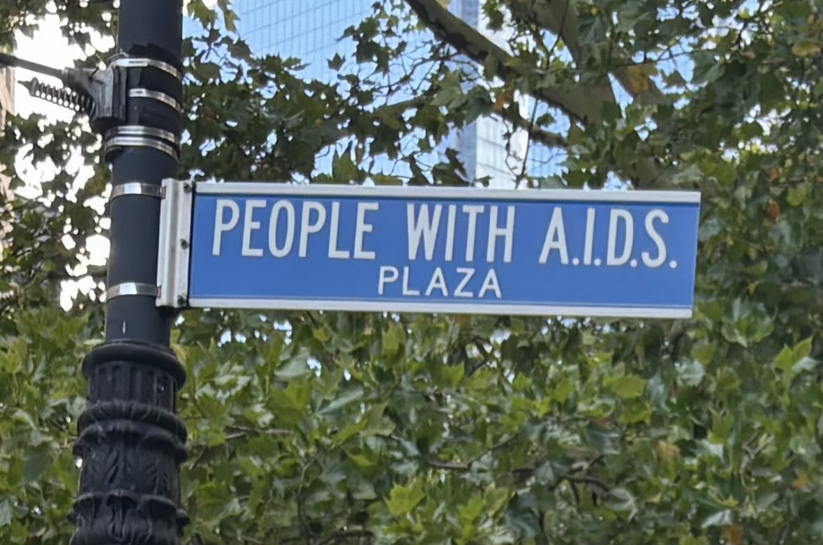 TrueSlazac's tweet photo. I went to the People with AIDS plaza and everyone knew you https://t.co/KttkXBExHY