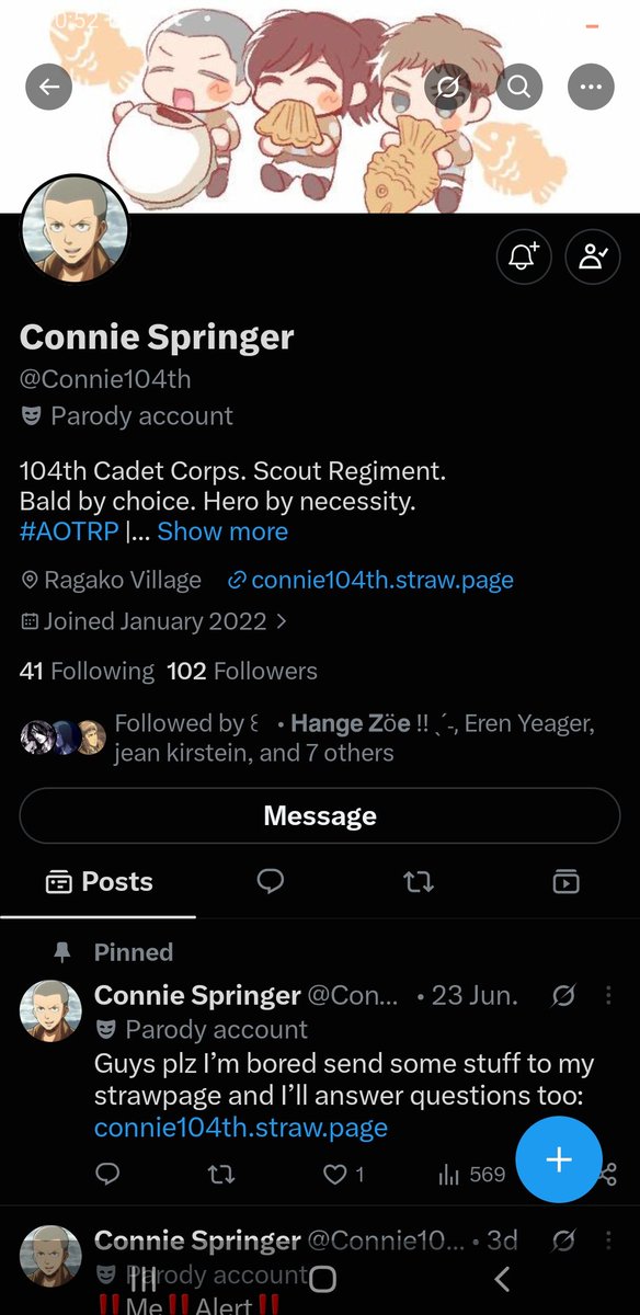 8Calii8's tweet photo. ♡Is this just a GC roleplaying as their fav AOT characters or...♡ @potatogirI104 @eldian_freedom @Connie104th  @mikasasbf https://t.co/npSQe3gGbx