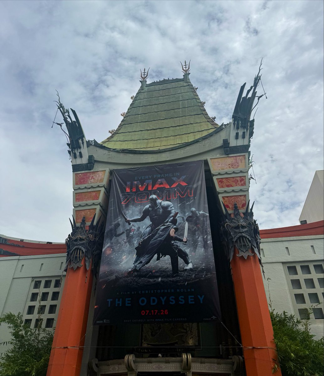 NancyLoo's tweet photo. Not sure if this film strip is handed out at all 70mm IMAX theaters or just at @ChineseTheatres in Hollywood, but what a cool memento! @odysseymovie Must see, btw. So good! https://t.co/vEplmTBzKA