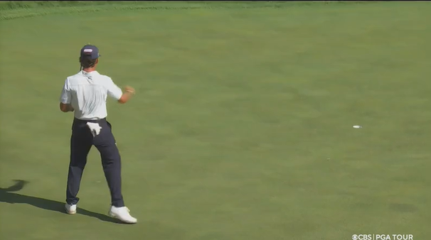 ChrisLongKSTP's tweet photo. Tourney record -25 for #3MOpen winner Jackson Koivun.
Kid slept on a 3-shot lead last night, knowing the best player on Earth was coming for him. He said the crowd kept reminding him.
Scheffler shot 63, but the 21-yr-old avoided missteps for his first win (of what may be many). https://t.co/1HqYy9FstP