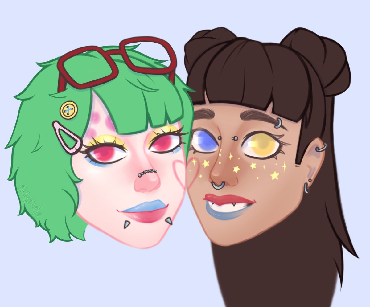 ByRxche's tweet photo. @LongLiveChocol2 ⚔️ Fourth attack - Gigi (by @UnaTalMeh )

#artfight2026ㅤ https://t.co/6TKs1iVJ57