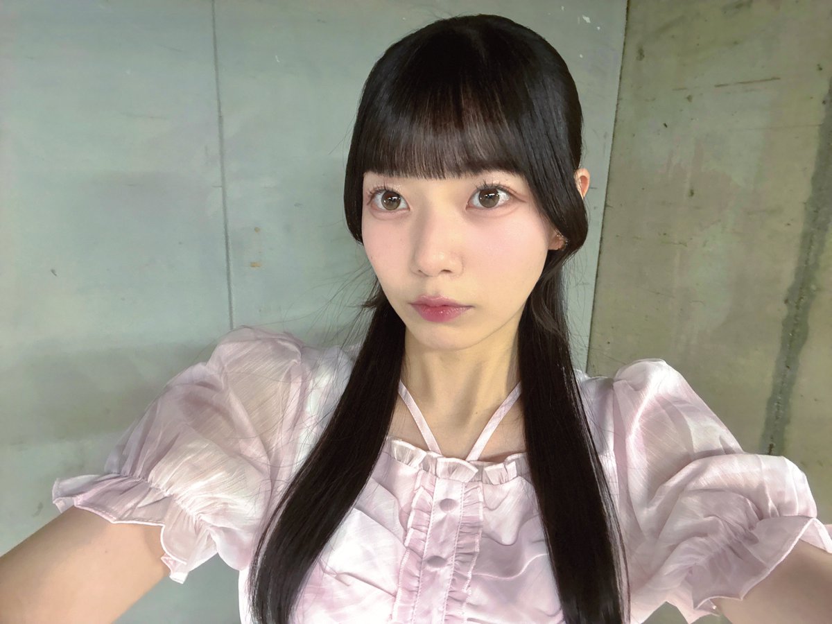 NMB48 西島梨央ちゃん 直筆生写真 おはようʢᴗ.ᴗʡᶻ💤 月曜日がんばろう💕