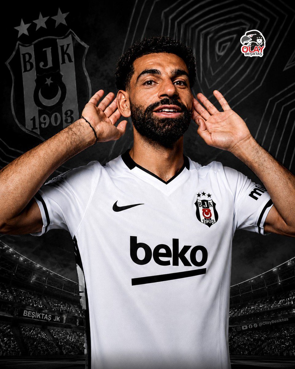 OlayBesiktas's tweet photo. Mohamed Salah'ın Beşiktaş'a transferi tamamlandı! 

(📎 Al Nahar TV) https://t.co/xRPWZqQbxU