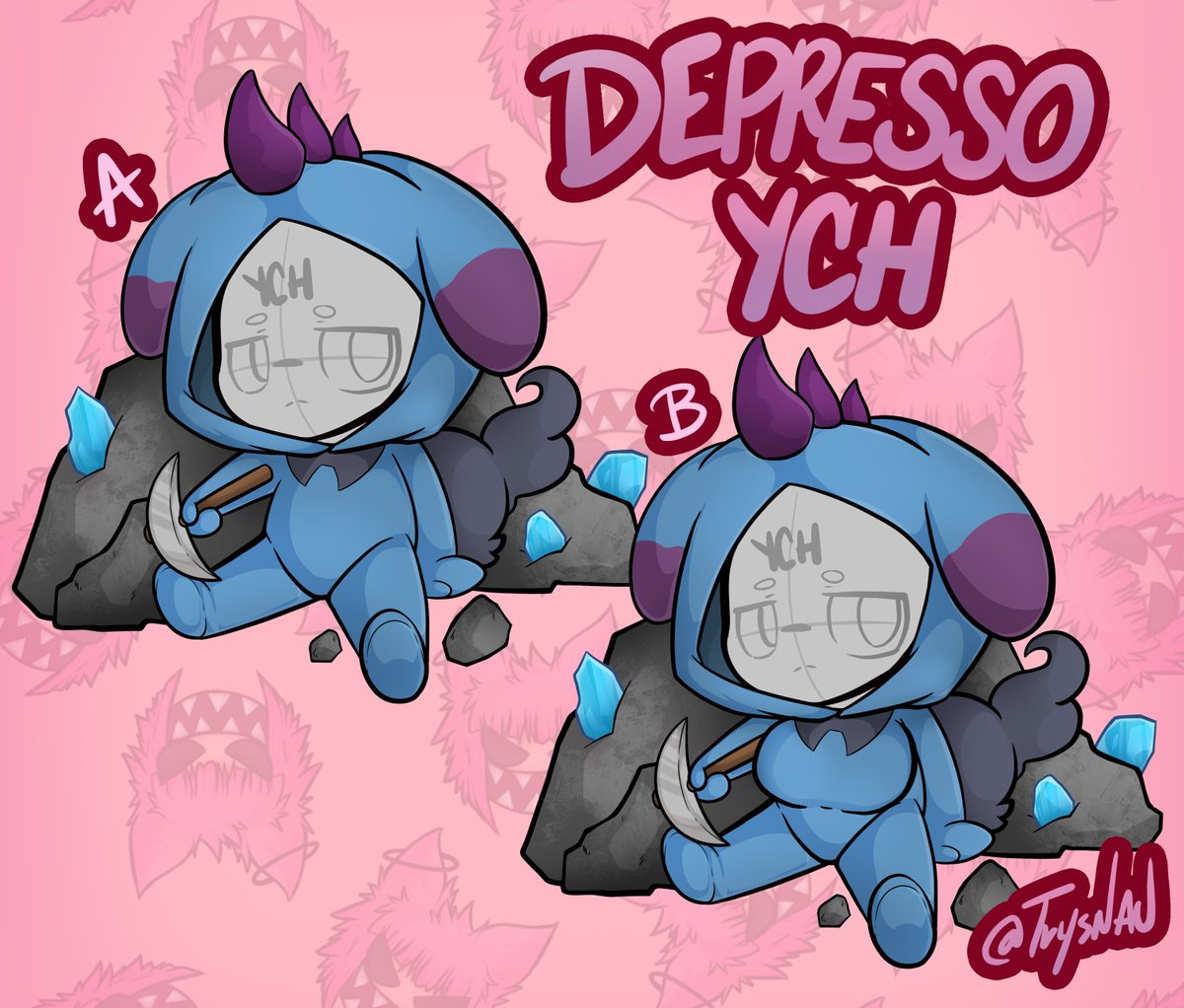 Trysnau's tweet photo. Addicted to Palworld like myself? THIS IS FOR YOU
Comms OPEN thru VGEN
https://t.co/fINhswN4wa
#TrysArt #YCH #Palworldfanart #depresso #palworldych https://t.co/V7e1FhvHtp