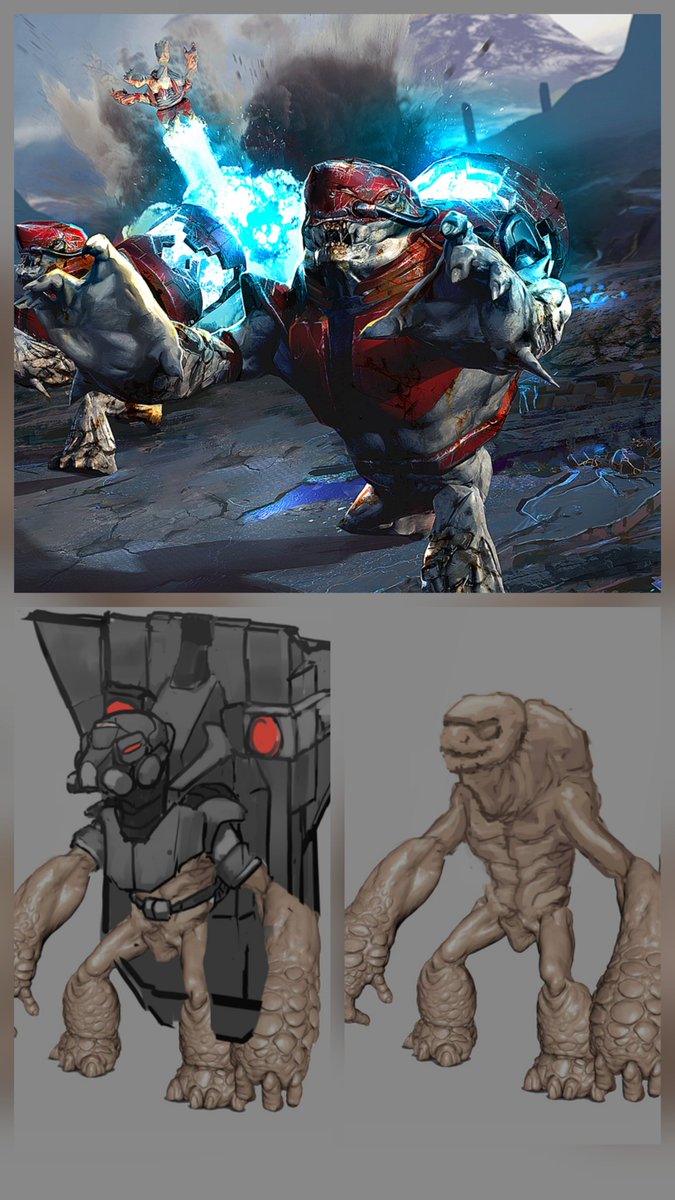 Bravetaco1's tweet photo. If 343i ever added subspices in H7 I genuinely think the h4/h5 covenant should be strong than their main counter parts... and fill in niche roles, The H4 Elites could be like infinites brute chieftains, the H4 jackals could be like infinites skermisher and hold hevey weapons idk https://t.co/zrQylpCX2Y