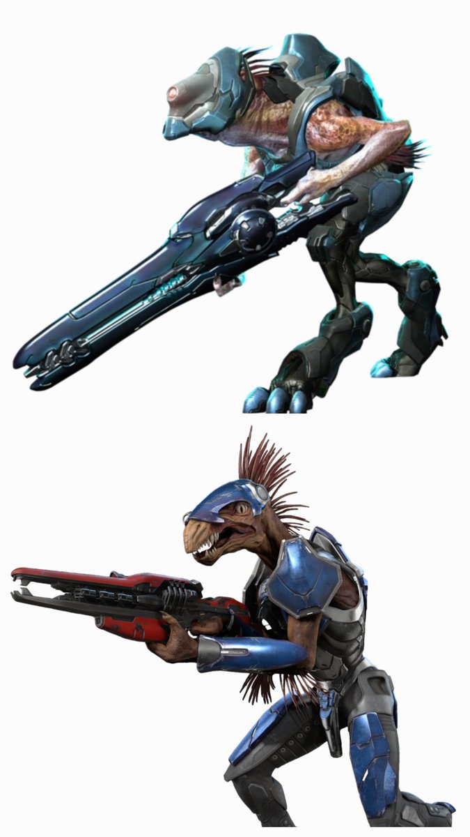 Bravetaco1's tweet photo. If 343i ever added subspices in H7 I genuinely think the h4/h5 covenant should be strong than their main counter parts... and fill in niche roles, The H4 Elites could be like infinites brute chieftains, the H4 jackals could be like infinites skermisher and hold hevey weapons idk https://t.co/zrQylpCX2Y