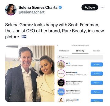 SamKheti's tweet photo. @accountfanxjf3 @issuesaffect Your flop fav literally has money in the bank because her rare shit brand ceo is Zionist as is her pedo hubby. She even liked Zionist posts while on her 2 minute social media break.

+ you have to photoshop crap about the Biebers to cover up the truth https://t.co/iBe6kNKYC3