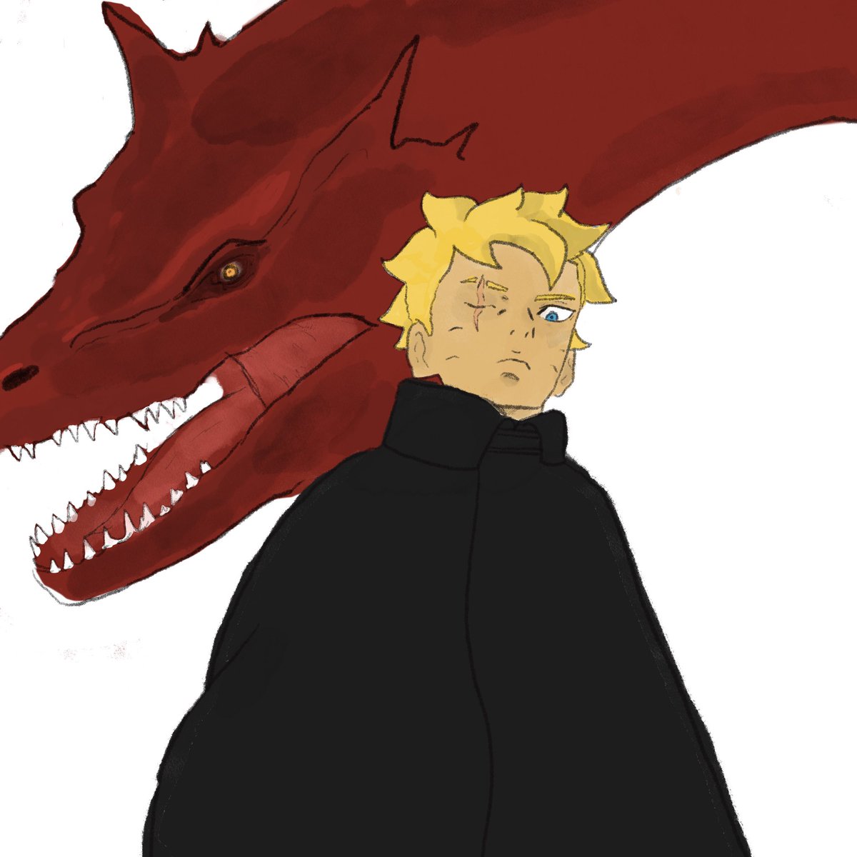 Neraphrim's tweet photo. #Boruto #HotD 

“Dohaeras, caraxes” https://t.co/GDKKo6BD77
