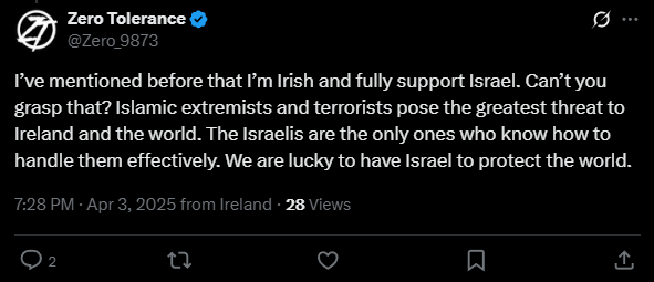 SquidDaithi's tweet photo. @OfEireann @ZeroTolIE @Beckka112233 Look at you being all buddy pal buckos with jews/zionists.

No surprise whatsoever!

You only prove me right in what I've said.
I know you too well at this point in time, Noreen. https://t.co/WCvicMTBX5