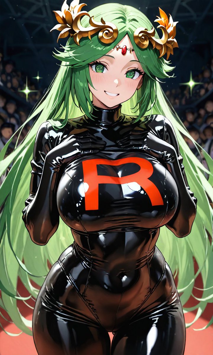 SD6914Ryuko's tweet photo. Me? Goddess of light ?
You must be joking.

I'm a lowly grunt for Team Rocket.
At best I'm a "Goddess of the Bedroom" in jokes thrown around the HQ hehe~ https://t.co/ig3EyLASLk