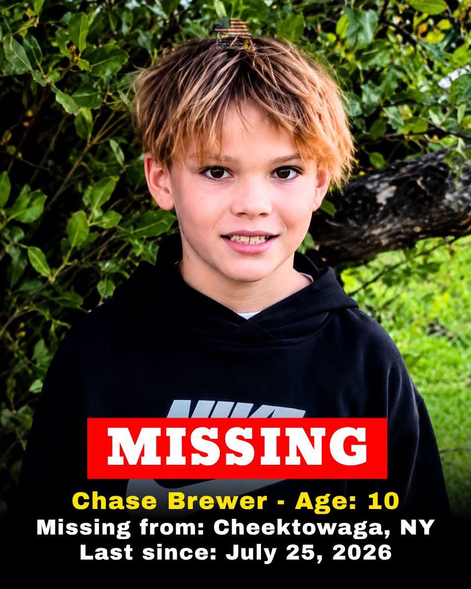 AlBuffalo2nite's tweet photo. 🚨 MISSING 10-YEAR-OLD BOY

Time is critical.

Ten-year-old Chase Brewer has been reported missing from Cheektowaga, New York.

He was last seen riding his bicycle near William Street and Colby Street.

Every passing hour matters in a missing child case. Someone knows something. Even the smallest detail could be the one piece of information that brings Chase home safely.

If you have seen Chase or know anything about where he may be, contact the Cheektowaga Police Department immediately at (716) 686-3501.

Please don’t assume someone else has already called. Your information could make all the difference.