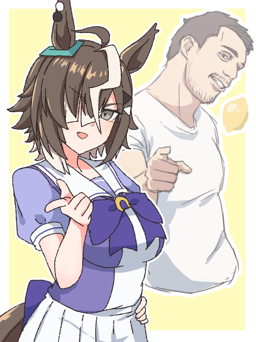 echieichi_'s tweet photo. ネット脳過ぎてルラシがよくやるポーズの背後にノイズが生じる🍋 https://t.co/UDKWRvhBPU