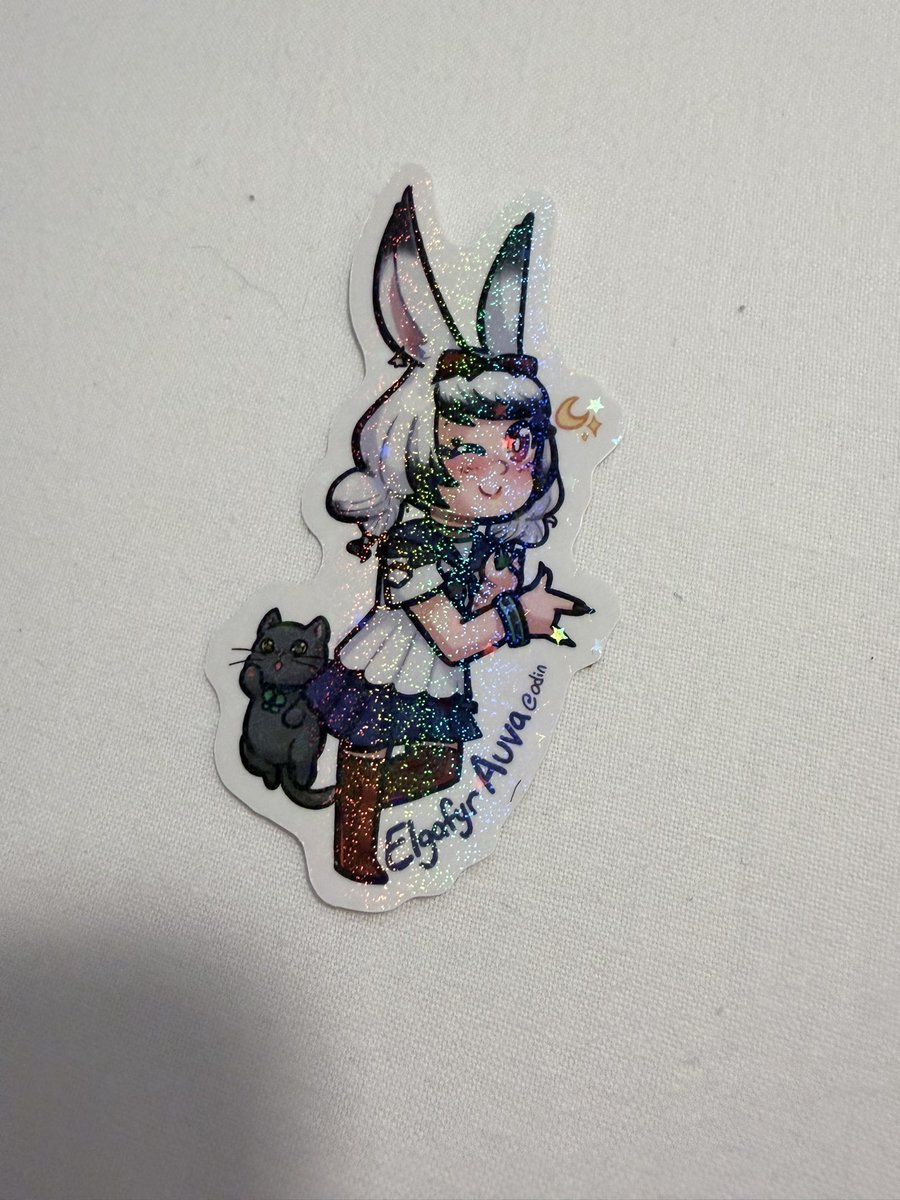 TrashChannVT's tweet photo. Thank you to the about 200 people I traded stickers with. I loved everyone’s designs and the custom mtg token cards were such an amazing idea!
I thought I ran out of El stickers but I seem have found a smol stash now lmao 
#FFXIVFanFest
#FanfestWOLExchange https://t.co/nv6qjeLyUi