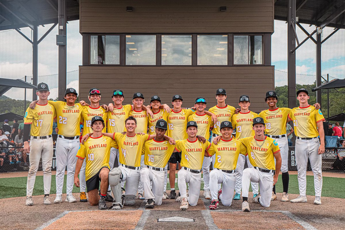 LedgerPBR's tweet photo. Future Games week comes to a close.

SFG #TeamMidAtlantic goes 2-0-1.
FG #TeamMaryland🦀 goes 2-1.
JFG #TeamMaryland🦀 goes 3-0.

@PrepBaseballMD representation finishes their week at @LakePointSports with a 7-1-1 record.

Beyond proud of all 3️⃣ groups.

#PBSFG26 || #PBFG26 || #PBJFG26