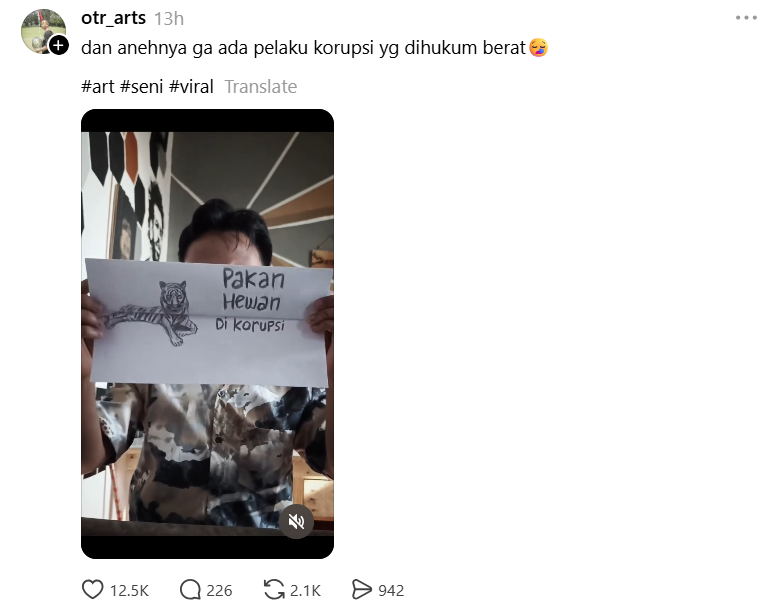 Hidupsebagai62's tweet photo. Artnya keren, hampir lupa kalo ini tentang korupsi :( https://t.co/lt6qhFYYQu