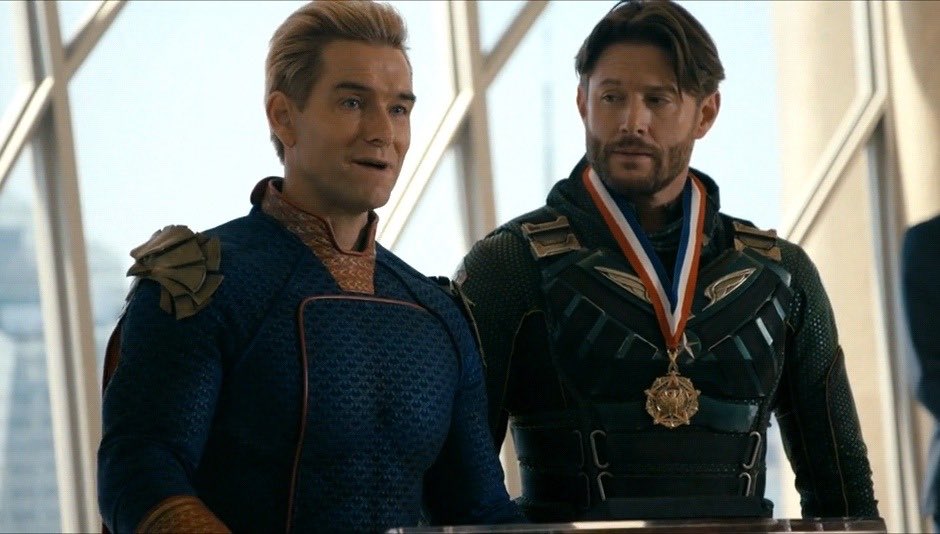 mew2Day's tweet photo. Wait if Homelander is Soldier Boy's son then that means... 

Oh Soldier Boy😂😂 you dirty dog😂😂😂 https://t.co/9uLHGGmYRB