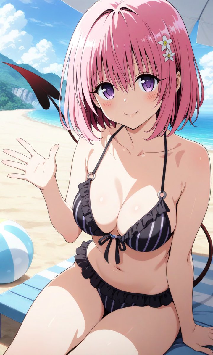 makoto_darkness's tweet photo. おはようございます😊

8時から仕事してきます😎

モモちゃん🥰

SFW.
This is SFW anime-style illustration.
No nudity, no suggestive intent.

#モモ・ベリア・デビルーク
#ToLOVEる
#AIイラスト https://t.co/kQYd4RgLMF