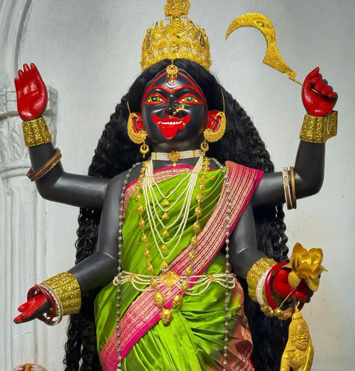 immortaldharma's tweet photo. When Maa Kali stands, negativity falls. 🔥 https://t.co/MoitdSc6OW