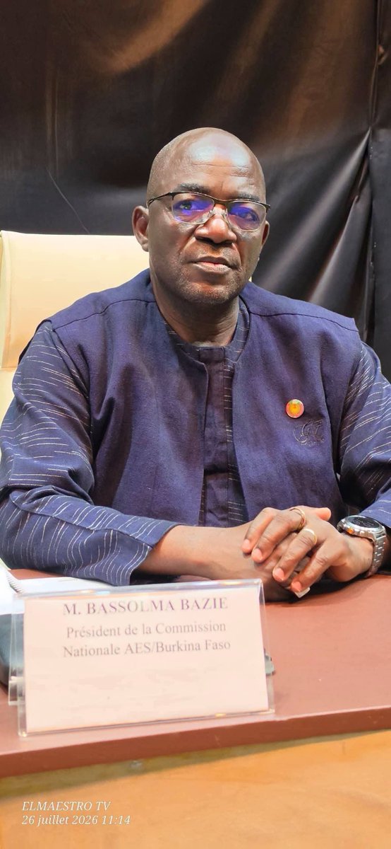 sahelbrut's tweet photo. 🇳🇪🔥 26 juillet 2023 – 26 juillet 2026 : 3 ans de souveraineté, de résistance et de victoires !

À l’occasion de cet anniversaire, Bazie Basolma était présent à Niamey pour participer à la conférence consacrée à la lutte pour la souveraineté.

✊🏿 « La souveraineté est un impératif, et non un choix, pour le développement de toute Nation. »