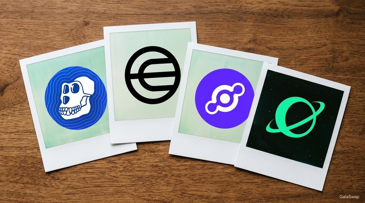 GoGalaGames's tweet photo. Check out the latest tokens now tradable on GalaSwap! Explore APE, Worldcoin (WLD), HNT, and NAORIS.
Discover seamless swapping today.
https://t.co/JILBzCym8E

#GalaDefi #GalaChain #GalaSwap https://t.co/p68Z0z5sD4