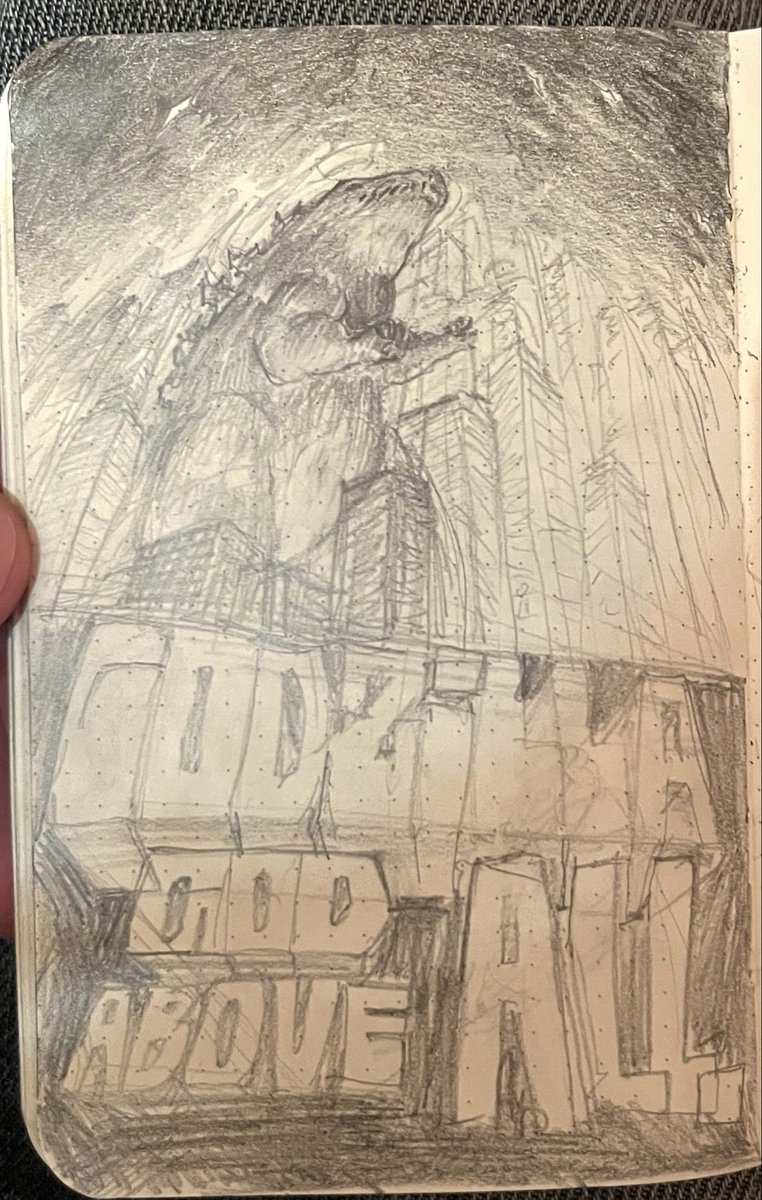 maxbutrad's tweet photo. Godzilla doodle https://t.co/Wg3KRXEN3O