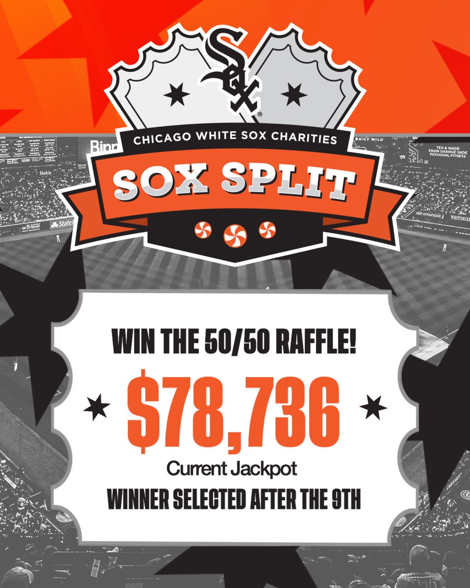soxcharities's tweet photo. 💰$78K and counting!  Sales end at the end of the 9th inning. 

https://t.co/moXFye8qH5 https://t.co/P7BxRwRMLy