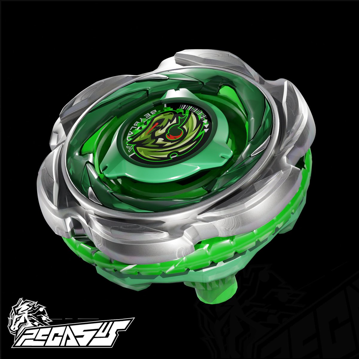 Pegasysjesko2's tweet photo. Wyvern Horizon W3-60P
- A CX Defense Type
Ability - Metal Blade is Free Spinning, allowing it to deflect incoming hits.
Assist Blade - Wheel
Modelled by me
Designed by @zodiac_z0ne
Design edited by me
#beyblade #beybladex #3dmodelling #beybladecustom #ベイブレードX https://t.co/B8qaqlQHL3