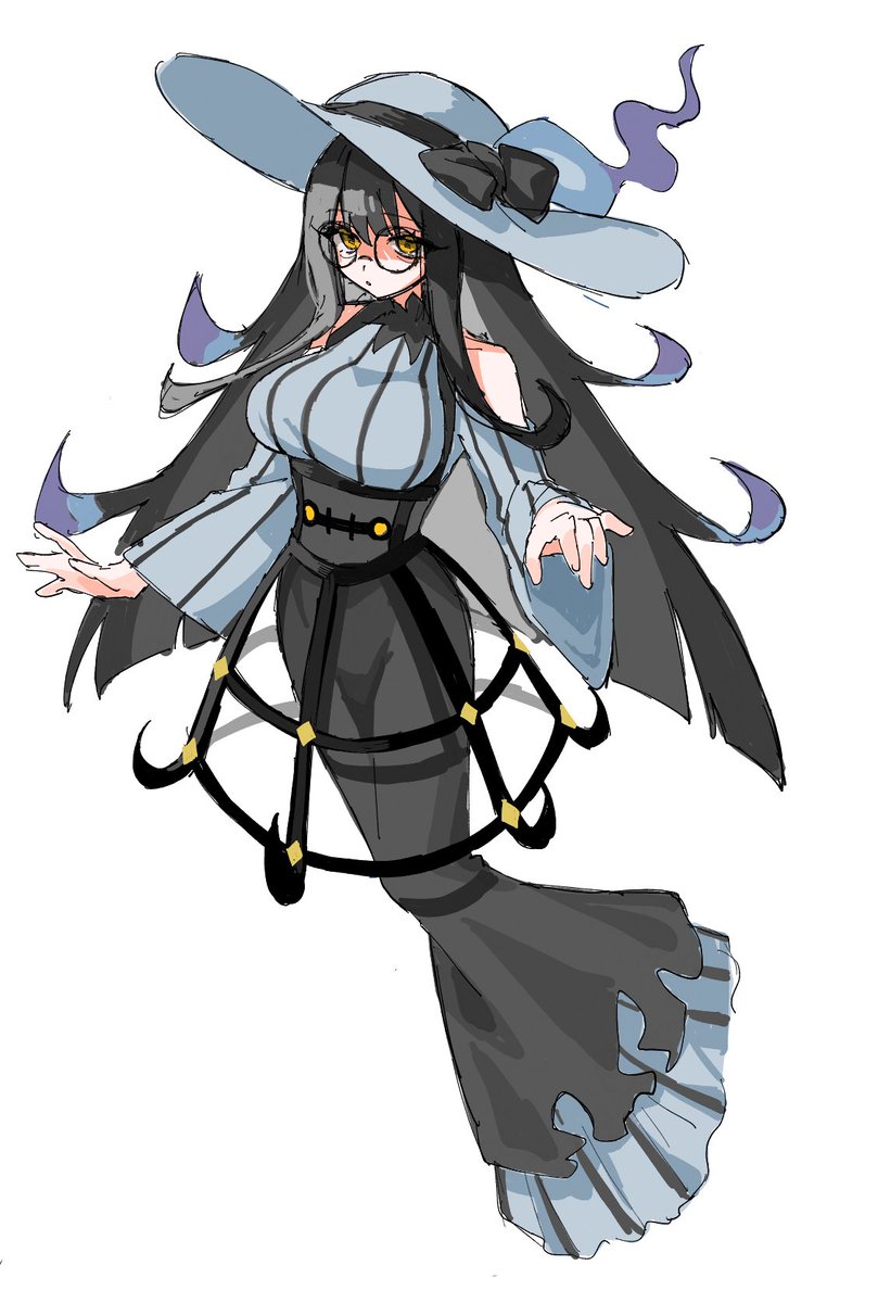ru_riirst's tweet photo. 本日はシャンデラの擬人化を描きました https://t.co/qyWkB1WKkE