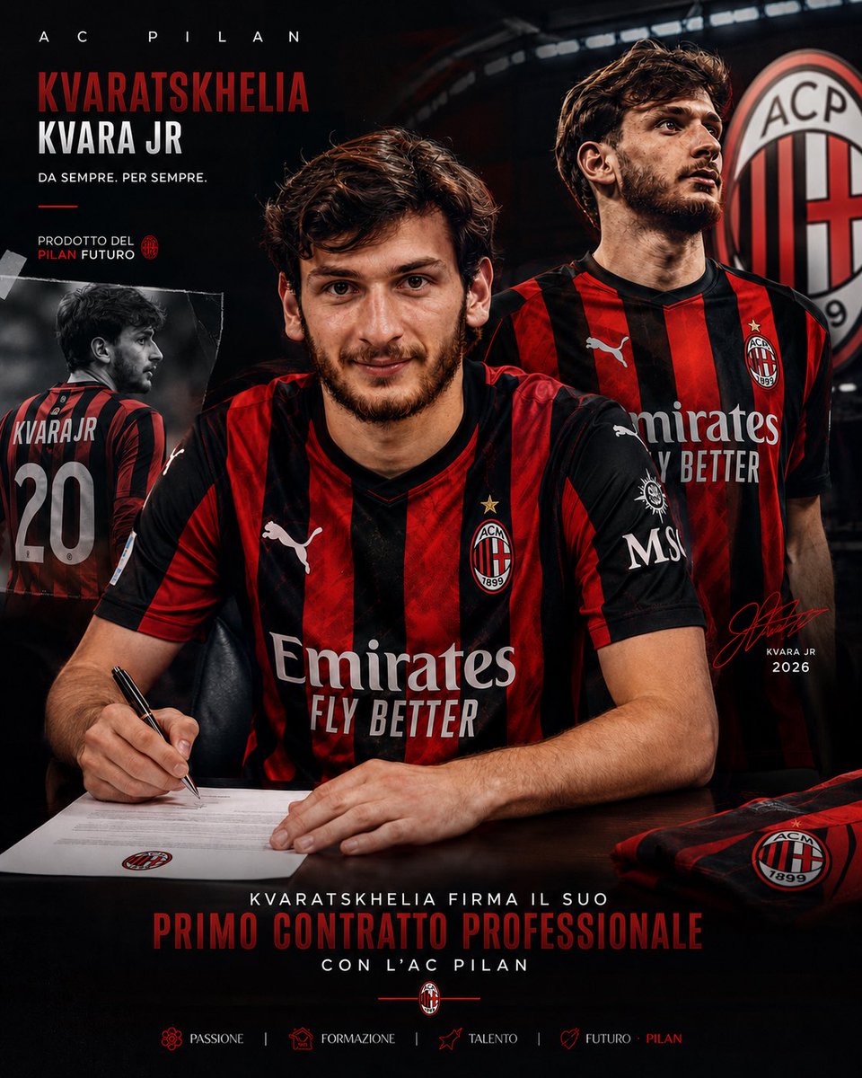 AC PILAN ❤️🖤 tweet media