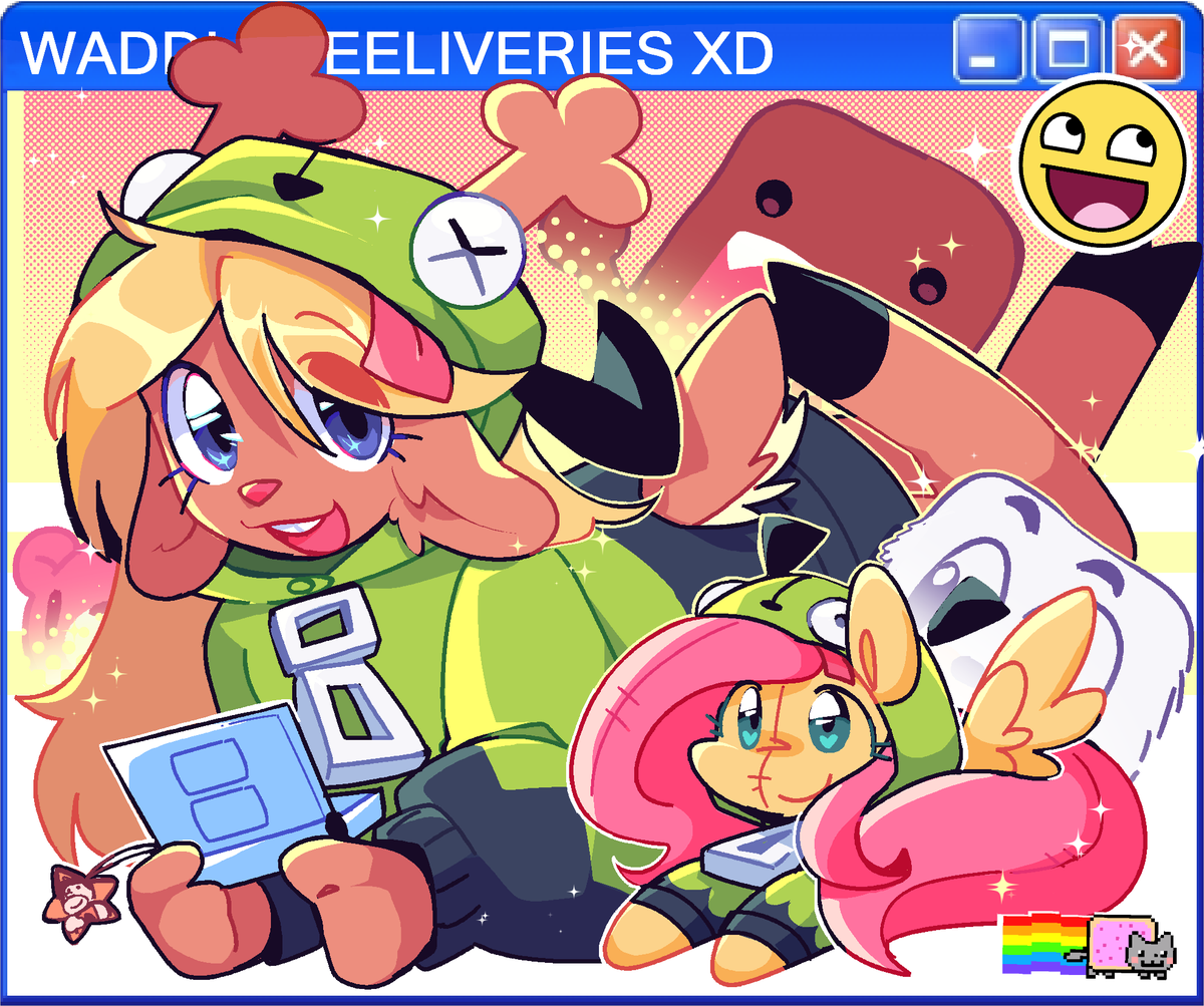 kirbychuz's tweet photo. reupload again gir-elle from last year #deltaruneㅤㅤㅤ #siivagunner https://t.co/jKQUGuQoMc