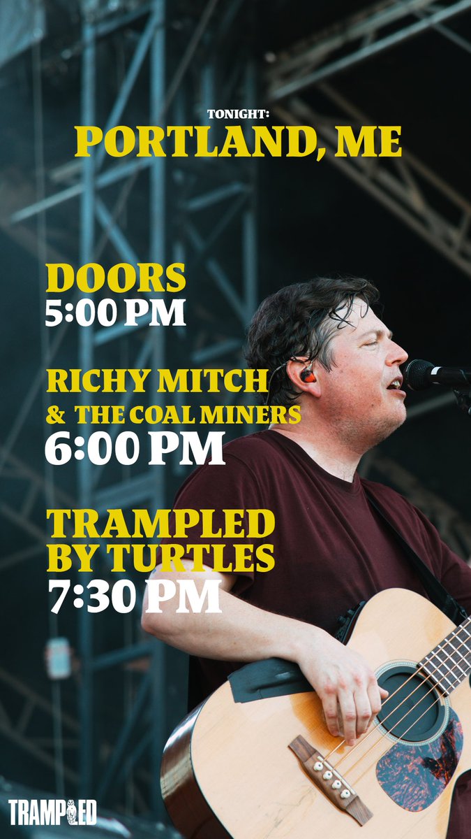 tbtduluth's tweet photo. Today in Portland, ME @ThompsonsPoint. Tix available at the door. https://t.co/bUyrUPd3fv