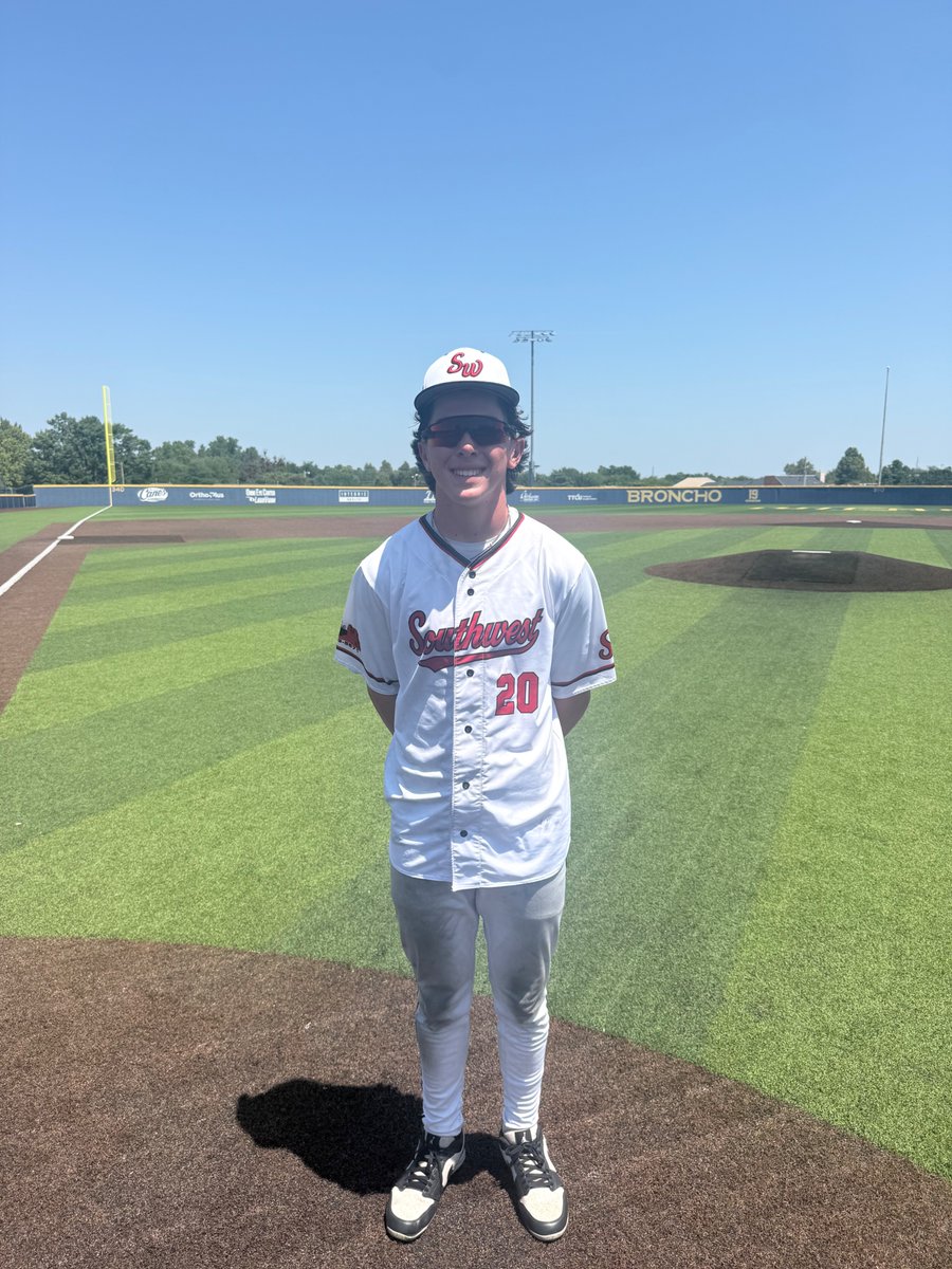 FiveToolOK's tweet photo. F: @SouthwestShow 2029 16, Sandlot 15U Newkirk 3
PoG: Bryce Inhofe 2-3, 3 RBI https://t.co/oXl1NJdSCu