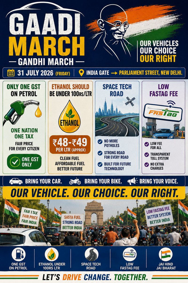 E20jantaparty's tweet photo. ONLY GST TAX ON PETROL ✅🇮🇳🙏

E40 SHOULD BE 50rs  LTR🇮🇳
Orignal petrol 80-90rs

SCPACE TECH ROAD

LOW FASTAG FEE

#cjp #e20 https://t.co/x0d8T7OlfB