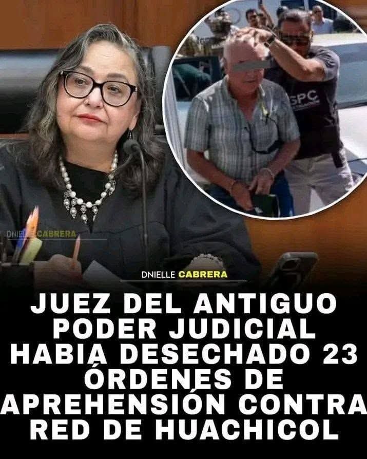 FreddyOliviery's tweet photo. Norma Piña encubrió los delitos de Ernesto Ruffo. Estaba protegido por al antiguo poder judicial.

#AMLO lo sabía, por esto se empeño tanto en el cambio de la Suprema Corte y del todo sistema de "justicia".

Por este cambio está preso el peor huachicolero fiscal del país. https://t.co/Z1rFFKMLXm