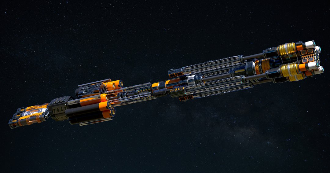 HoodedHorseInc's tweet photo. NASA-inspired ship designs from Terra Invicta's upcoming Dark Skies DLC. 

Available July 27, 2026. 

https://t.co/LRbf4oxTkA https://t.co/pn6zyT3yd0