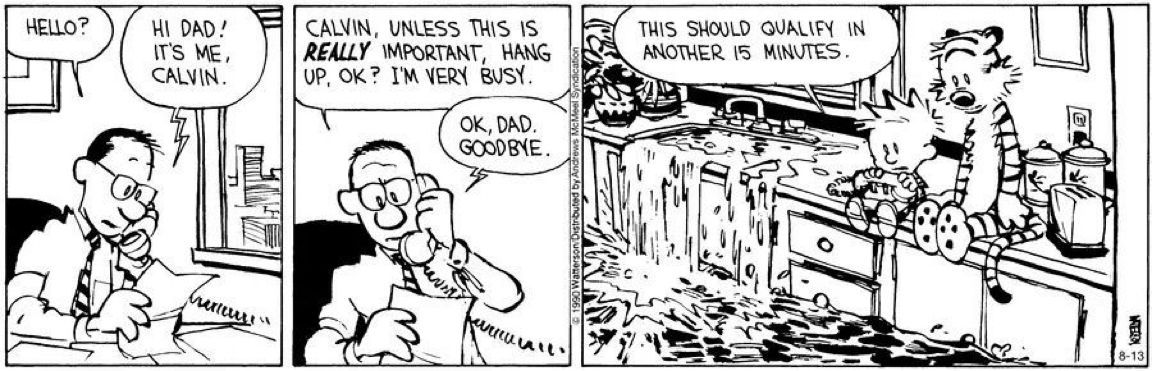 Calvinn_Hobbes's tweet photo. Well isn’t this every parents worst nightmare… #CalvinandHobbes https://t.co/avB0rss6Xa
