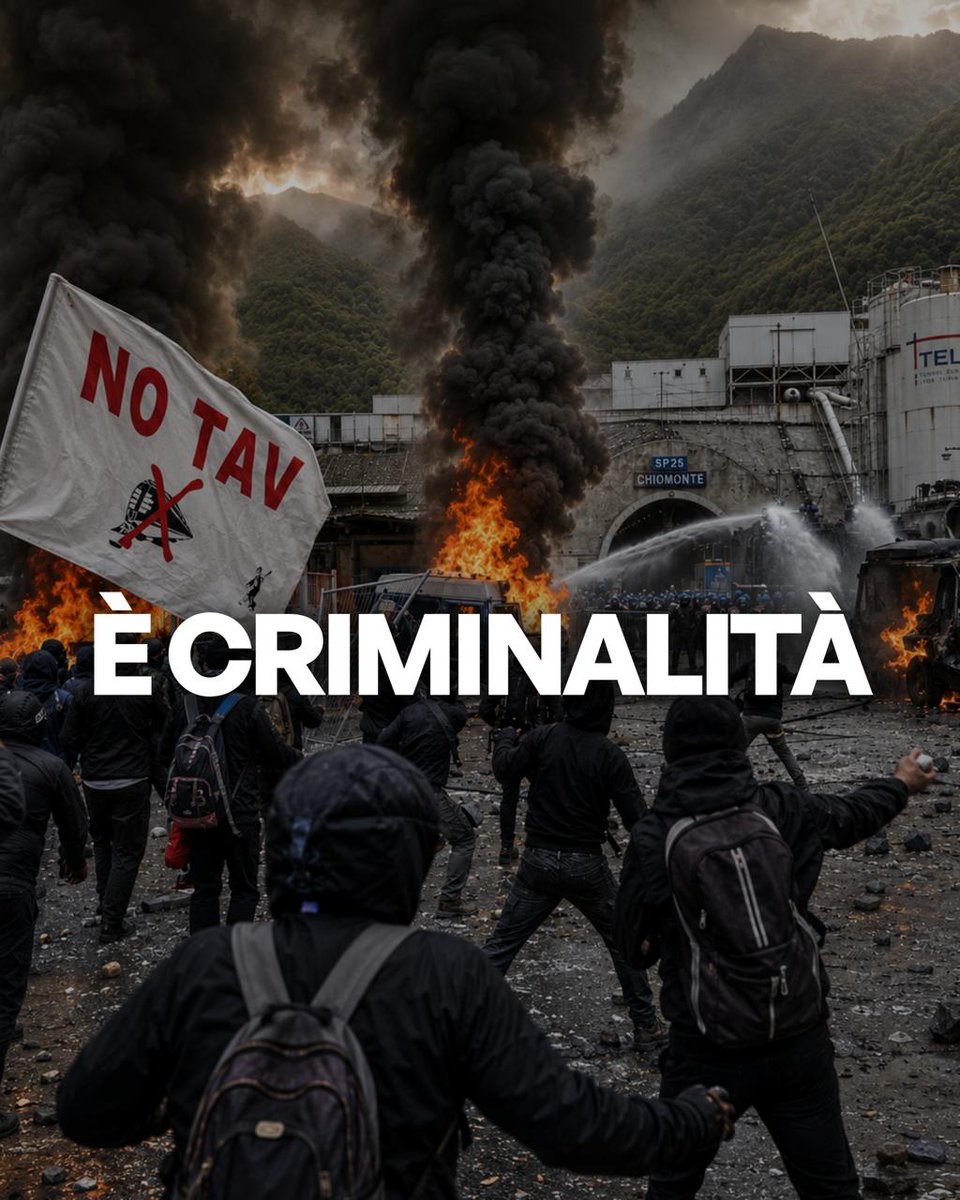 GPichetto's tweet photo. Ormai è chiaro a tutti da tempo: la #Tav è esclusivamente un pretesto per perpetrare una sistematica strategia di guerriglia ai danni dello Stato.
Sono solidale con le Forze dell'Ordine che ieri in Val di Susa, con coraggio e professionalità (...)  https://t.co/SwVw3JY9Ad https://t.co/elPYhtvtL0