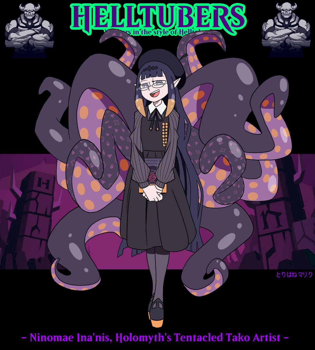 Malik_Torihane's tweet photo. Some more #HELLTUBERS to hwet your hwistle while I work on our new batch of lovelies!
Let's show some love to #hololive, with @moricalliope @ninomaeinanis @kureijiollie and @raorapanthera!
#callillust #inART #いなート #graveyART #RaorArt https://t.co/7vmnVIxjaF