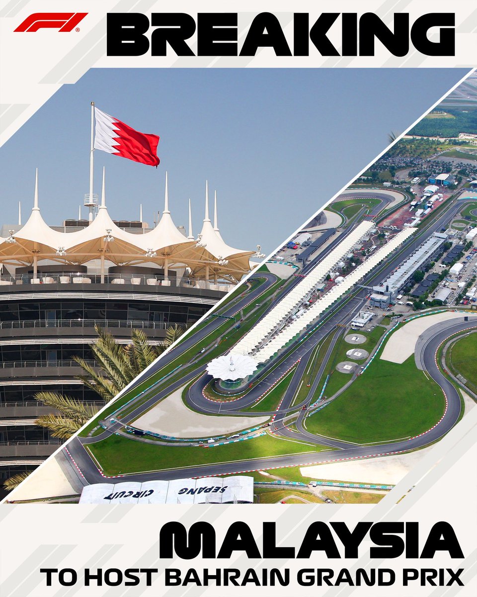 i_amLegion's tweet photo. The Bahrain Grand Prix is running the Malaysian Layout this year. 
Thanks to Trump we have the Malaysian Gp this year. 
#F1 #F1LIFE #F1racing https://t.co/fk2foM7xad