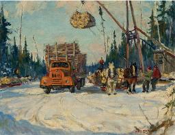 ColonelKernel21's tweet photo. Manly Macdonald was a renowned and widely exhibited painter of rural Canada. He resigned from the Ontario Society of Arts in 1951 on the basis that it was being dominated by modernists and not fulfilling its role of encouraging fine arts in Ontario. https://t.co/LVqDoZOtY7