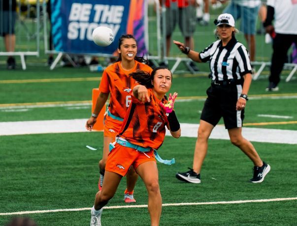 BroncosOffField's tweet photo. Congratulations to all the teams that represented the @Broncos at the @NFLFLAG Championships this week!🏈 

Special congratulations to Lace Up Junior on an incredible tournament run, advancing all the way to the semi-finals. https://t.co/0QqZbrSRzz