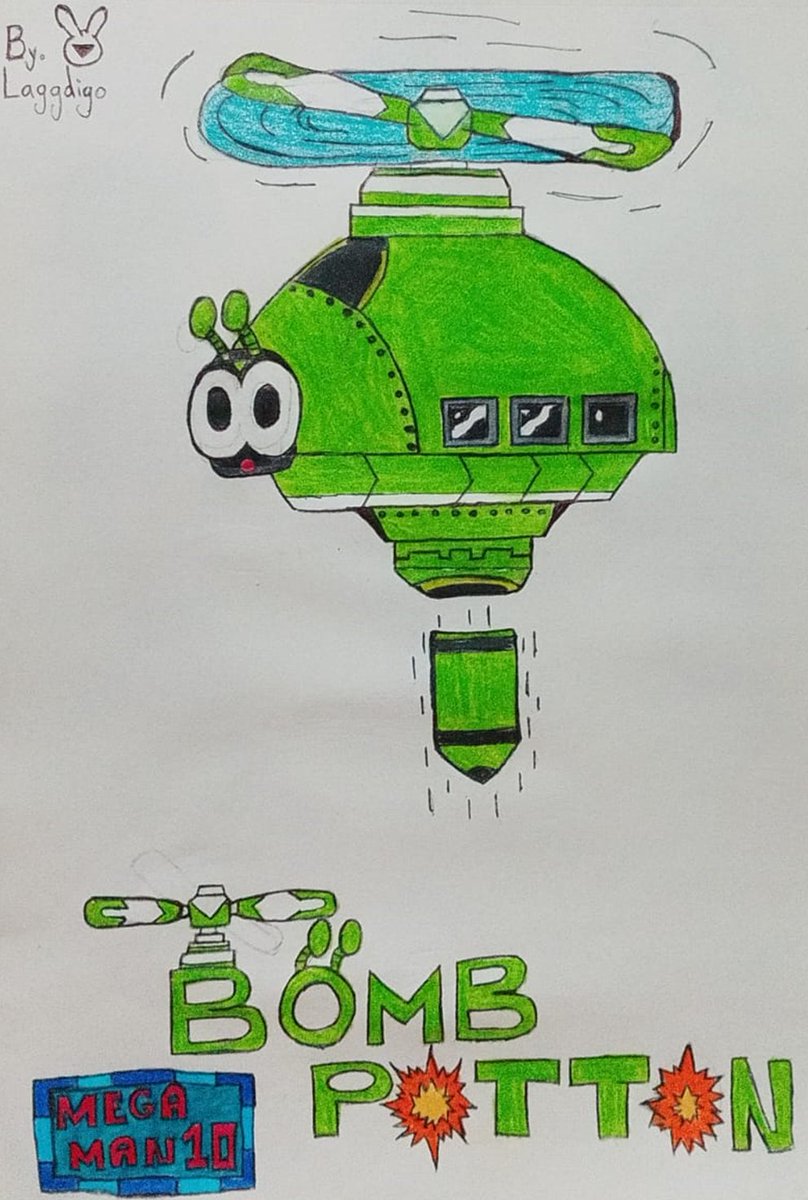 laggdigo's tweet photo. A small personal interpretation of how I think the basic enemy 'Bomb Potton' that we saw exclusively in Commando Man's stage in MM10 would look if it had an artwork and not just a sprite.
#MegaMan #RockMan #CAPCOM #MegaManClassicSaga #MegaMan10 #RockMan10 #ロックマン10 #DrWily https://t.co/WgTeOgDuz4