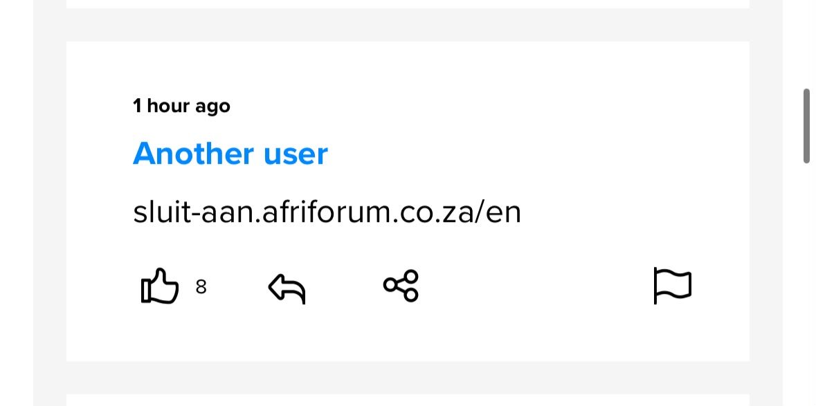 ConCaracal's tweet photo. The comment section of the News24 hitpiece on AfriForum is not taking any prisoners. It's a bloodbath.

Take into account that you can only comment if you're a paying subscriber. https://t.co/X16m7nw9uh