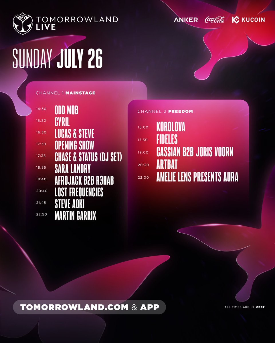 TomorrowlandAR1's tweet photo. Sigue el último día de Tomorrowland desde https://t.co/U8FOFbUeWU y en la app. https://t.co/1iKdDdbely