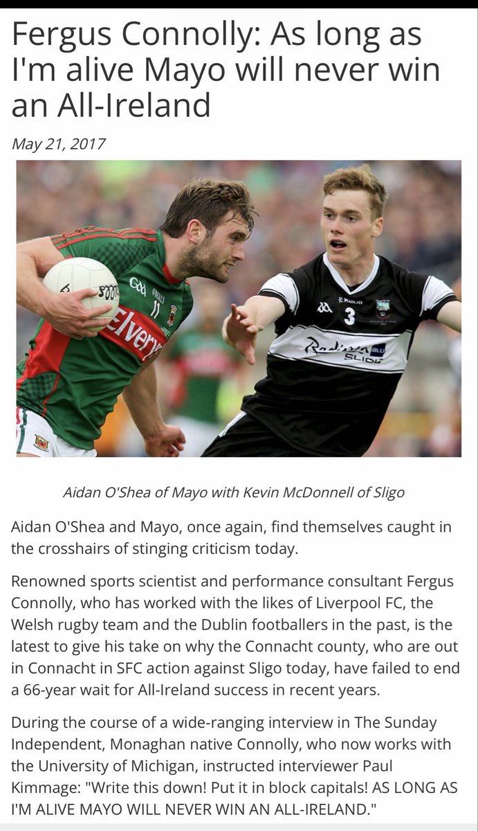 vincentnaughton's tweet photo. Spare a thought for Fergus Connolly 💚❤️ #Mayo All Ireland Football Champions 2026, #gaa #allireland #sundaygame https://t.co/bwYNQS19uL